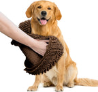 Quick-Drying Dog Towel with Hand Pockets