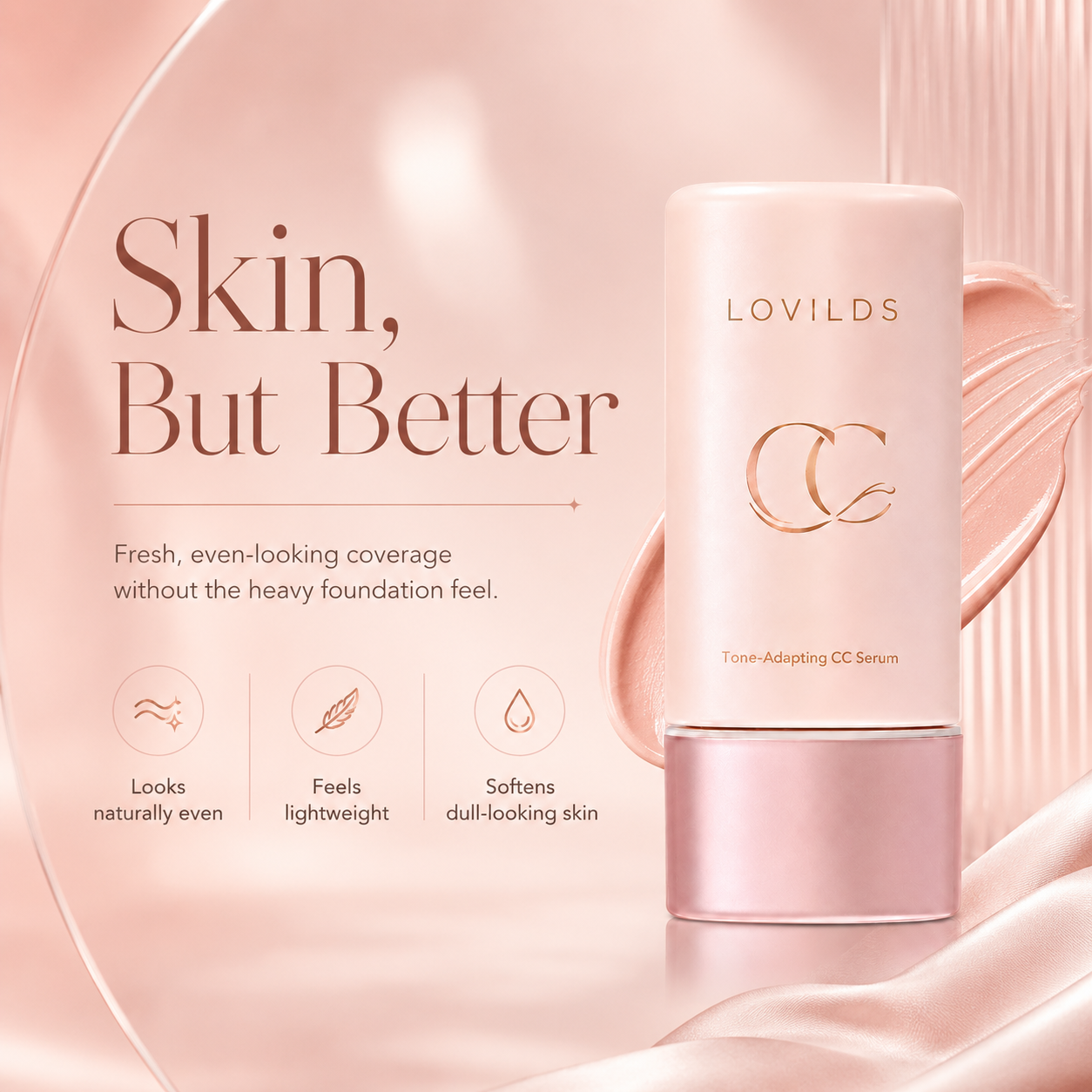 LOVILDS Tone-Adapting CC Serum