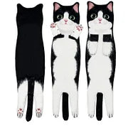 Funny Cat Hand Towels