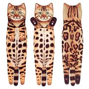 Funny Cat Hand Towels